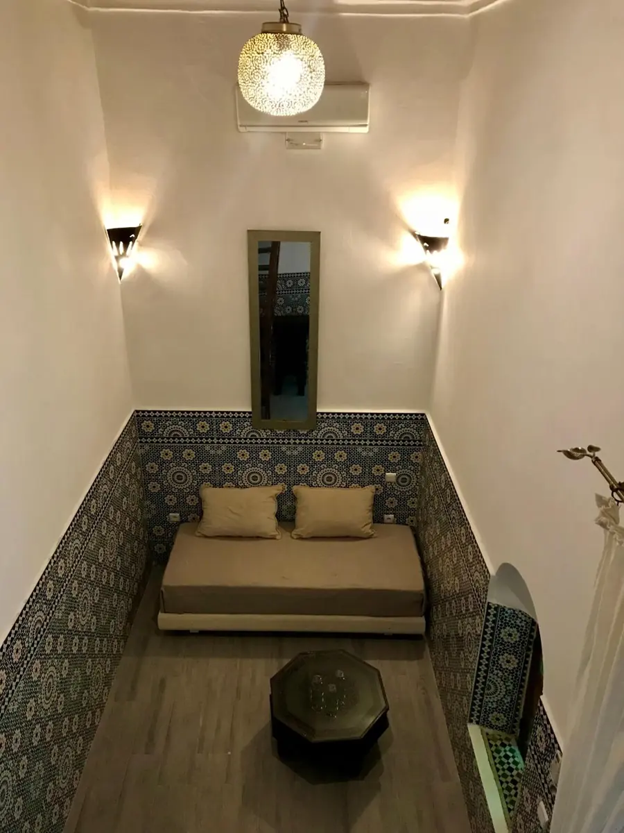 Chambre Triple, le coin salon
